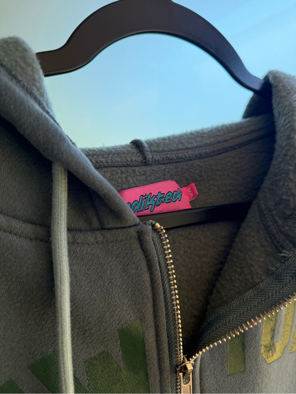 Edikted New York Angels Zip Up Hoodie - Picture 4 of 6